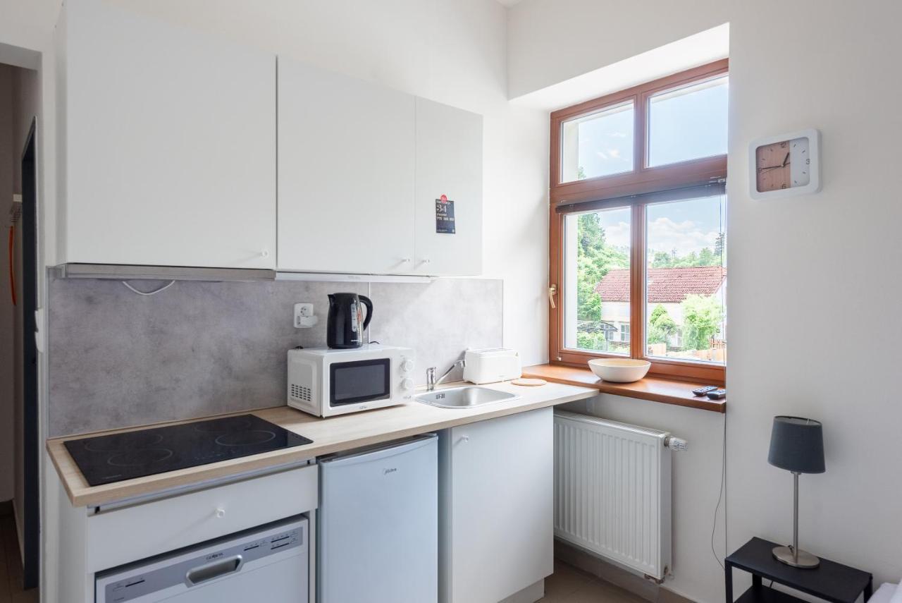 Apartman Muzeum Obchodu Karlštejn Dış mekan fotoğraf