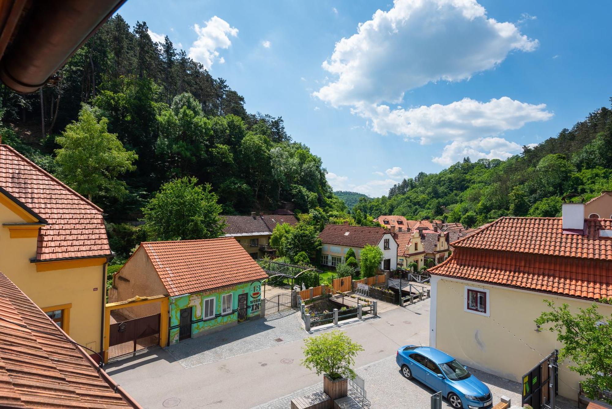 Apartman Muzeum Obchodu Karlštejn Dış mekan fotoğraf